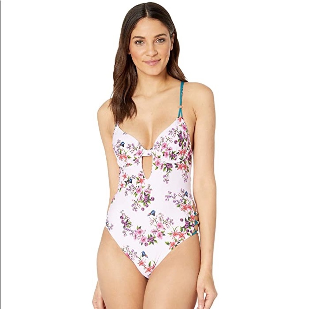 Nanette Lepore Victorian Floral Lover One Piece